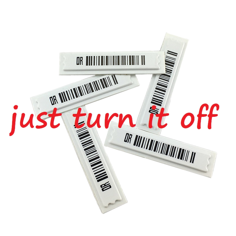 EAS 58kHz soft label tag deactivator for AM sticker disable activity without removing  anti theft